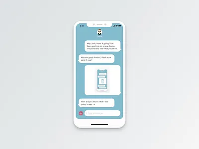 Daily UI #013 - Messaging App dailyui design iphonex messagingapp sketchapp ui ux