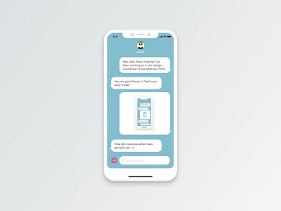 Daily UI #013 - Messaging App dailyui design iphonex messagingapp sketchapp ui ux