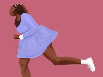 Serena Williams design illustration photoshop sport tennis texture usopen vector