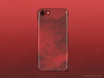 Play'n with red danielvincent design phone case red top