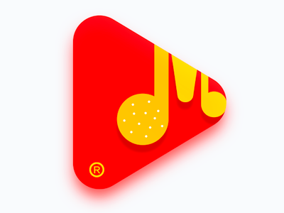 McDonald's & MUSIC Branding design branding design flat icon illustration logo music