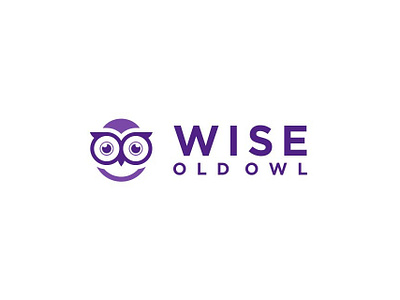 Simple Owl Logo animal logo icon logo design owl