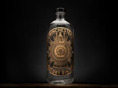 Winchester Gin packaging design
