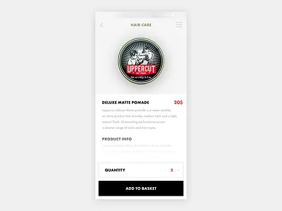 Daily UI | UPPERCUT Podame S8 app design design app eshop s8 typography ui ux