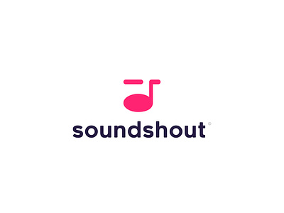 Soundshout branding clean cleanlogo clever creative icon illustration illustrator logo logo design logodesign minimal modern modernlogo music simple sound