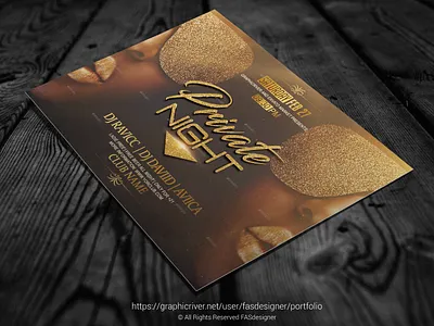 Private Night birthday clan club dance disco dollar drinks elegant fancy fasdesigner hiphop layers model money music night paper party psd rap