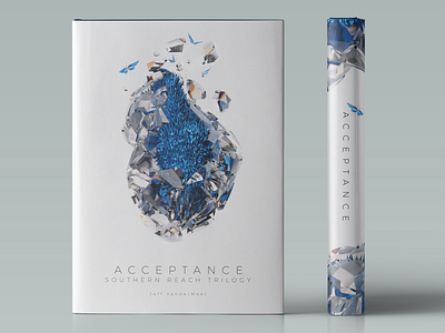 Acceptance 3d 3d design abstract abstract art abstract design acceptance annihilation art book authority book art book cover book cover art dust dust jacket fracture glass graphic graphic design jacket jeff vandermeer