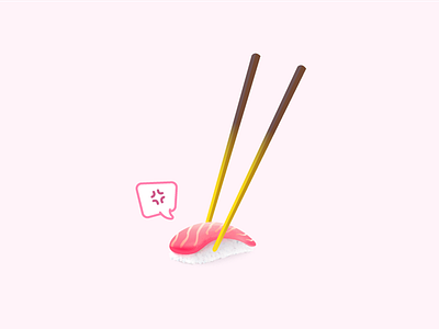 Sushii chopstick food food and drink illustration japan japanese japanese food vector