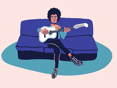 Lucio illustration italy music photoshop