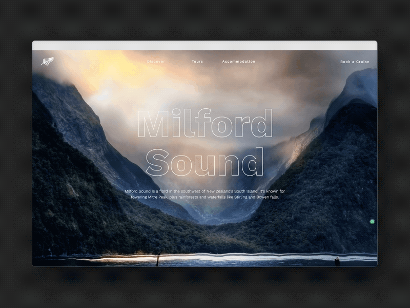 100% Pure. Displacement & Depth Map test with PixiJS. 3d code concept design development displacement gif homepage hover interaction interface landing loop new zealand pixijs travel ui web webgl website