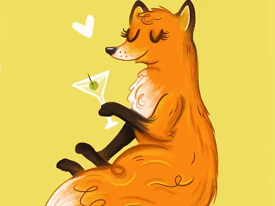 Fox childrens book digital illustration graphic design illustration
