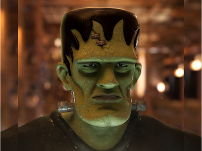 Frankenstein character monster sculpt zbrush