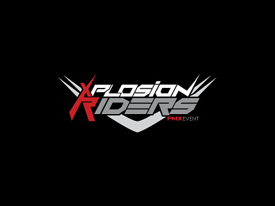 Xplosion Riders FMX branding design logo