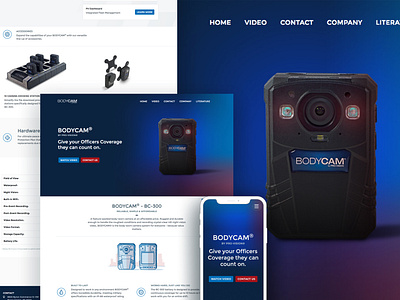 BODYCAM Website webdeisgn