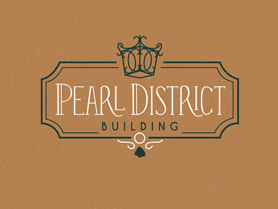 Pearl District Wedding Venue Logo branding customtypography eclectic logodesign typography design