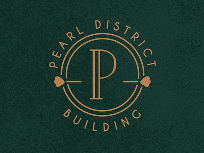 Pearl District Wedding Venue Submark branding eclectic logo speakeasy weddingvenue