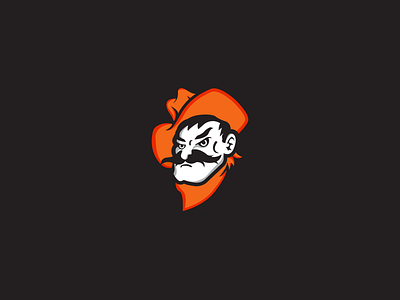 Pistol Pete brand branding concept cowboys football identity logo mascot oklahoma state pistol pistol pete rebrand sports