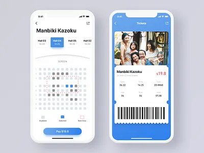 Movie App 02 app demo design movie ui