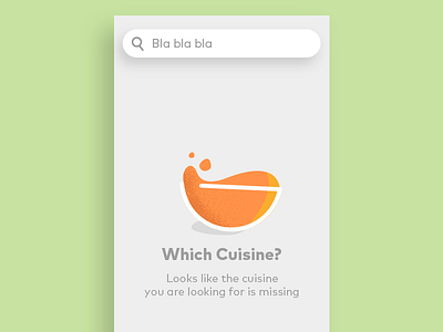 Empty Stat - Food cuisine empty food stat ui ux ux design