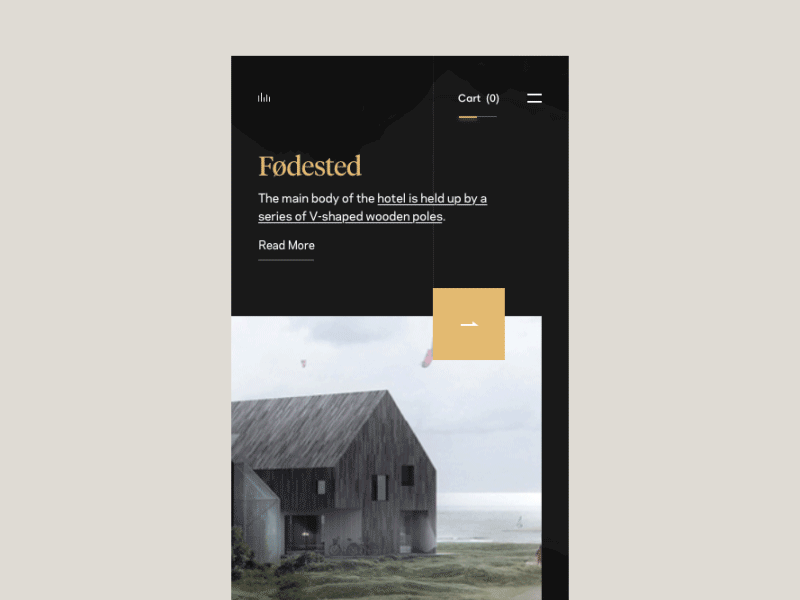 Fødested :: Mobile animation mobile ui web webdesign webpage website