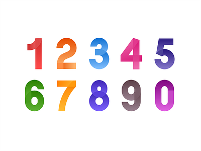 Number 1 to 0 0 1 2 3 4 5 6 7 8 9 no. number