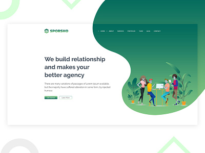 Digital Agency Slider agency dailyui digital agency homepage landing page ui ux web agency