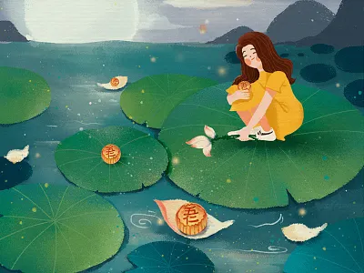 中秋 illustration