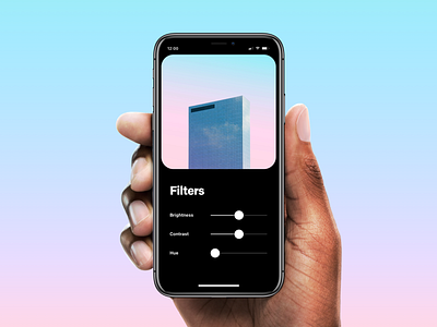 Framer X: Code Overrides app code design filter framer framerx interaction ios photo prototype react tutorial ui