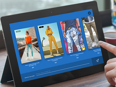 Brand Promotional Tablet App ads advertisment brand ecommerce fahaddesigns ipad promotional tablet tabletdesigns ui ux