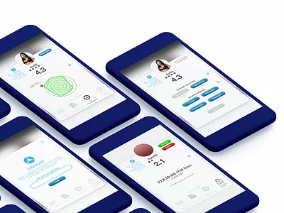Intimate Mockup White app ui ux