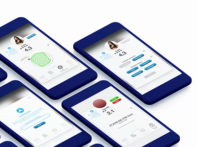 Intimate Mockup White app ui ux