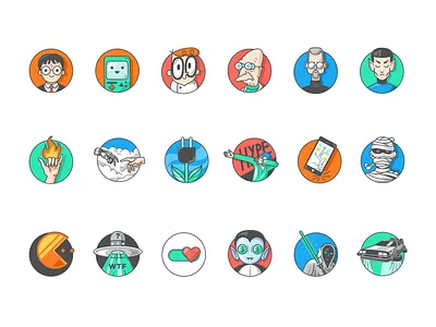 4Prototypes user rating icons 4prototypes bmo gadget green hype icons jedi pacman spok user