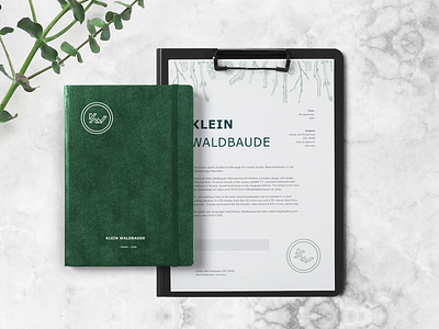 Hotel Notepad – Franconian Style boardinghouse deutsche franconia german germany green guesthouse hotel klein waldbaude national notebook notepad warmensteinach