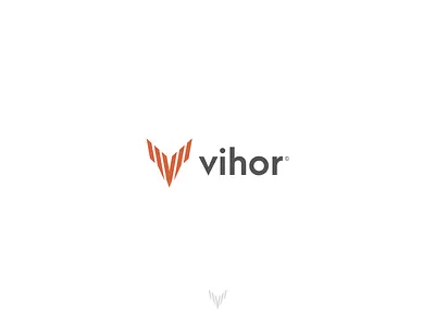 Vihor Logo redesign android app design extreme sport ios landing logo logodesign minimal minimalistic mobile redesign web