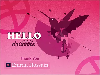 Hello, Dribbblers! design dislikesdesigner hello hello dribble hello world illustration ui ux