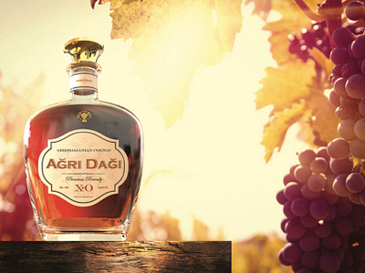 Ağrı Dağı Cognac art direction branding brewery cognac logo package design winery