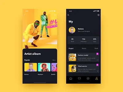 Practice UI design ui