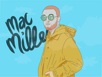 Mac Miller illustration ipad mac miller