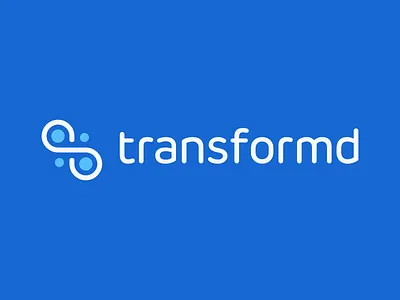 Transformd Logo Design - Infinity, Loop blue brand branding clever design dna engagement icon identity infinity lgoo loog lgo logo logo designer logodesign logotype mark modern smart symbol transform