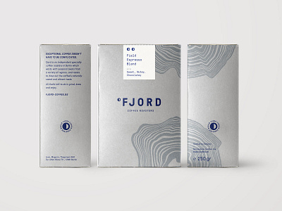 Fjordpackaging branding coffee coffee roaster graphic design illustration packaging suminagashi