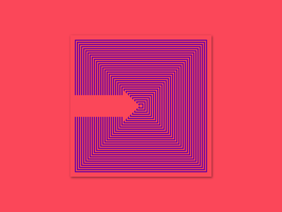 Op Art 3: Direction bright colors design illustration op art