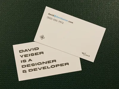 Business Cards business card business card design calling card design type typography