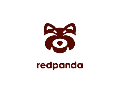Red Panda / logo design animal design flat illustration logo panda red red panda redpanda