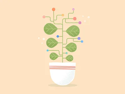 Grow Your Career branding career engineer grow illustration plant vector