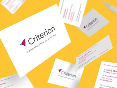 Criterion Business Card brand branding busines card ci corporate corporate branding corporate business card design icon logo print