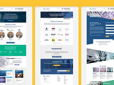 Origo Website campaign financial prototype website