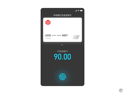 Daily UI 02-Credit Card Checkout app design ui