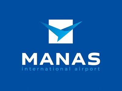 logo for international airport MANAS air airport art bird branding design graphic identity logo logo a day logodesign logotyp logotype print typography vector