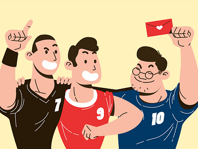 Bro! character flat friends illustration love