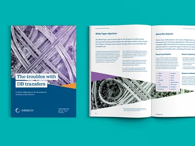 Origo White Paper branding brochure financial options transfers print white paper